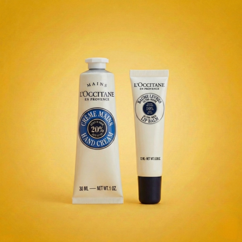 록시땅 핸드크림 30ml & 립밤 12ml 선물용 시어버터 GIFT PACK 세트 (본품+선물포장+쇼핑백)